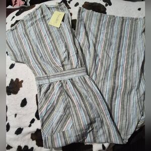 Romper Bundle - 2 Wide Leg Rompers, 1 Low Price - Size L & 1XL